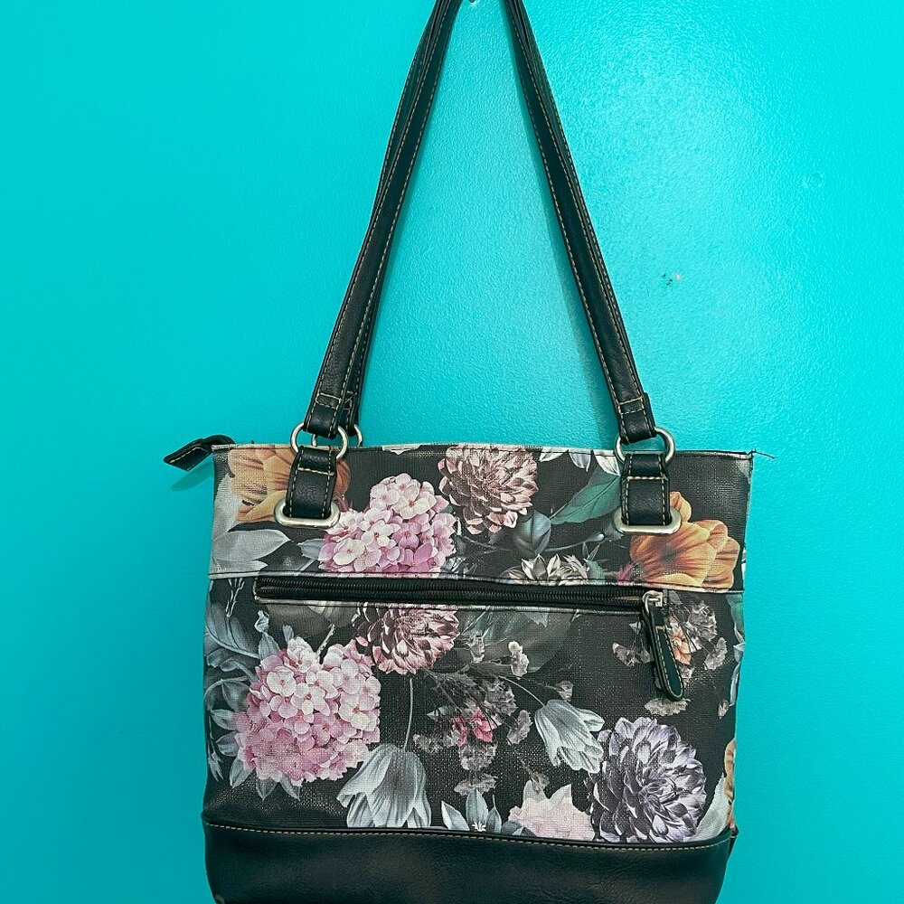 Stone Mountain Floral Handbag
